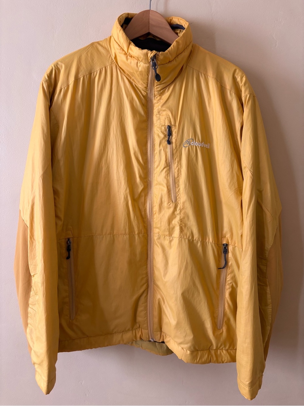 Cloudveil Primaloft Men's Yellow Lightweight Insulated Jacket Size Large Winter